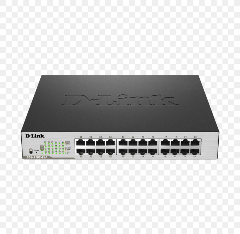 Power Over Ethernet D-Link DGS-1100P-08P Gigabit Ethernet Network Switch, PNG, 800x800px, 19inch Rack, Power Over Ethernet, Computer Network, Dlink, Dlink Dgs1100 Download Free