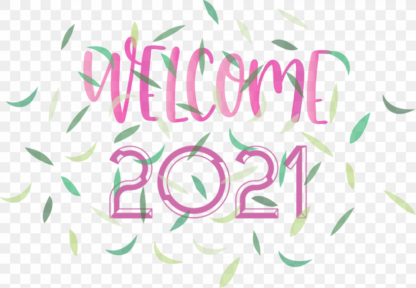 Welcome 2021 Year 2021 Year 2021 New Year, PNG, 3000x2079px, 2021 New Year, 2021 Year, Welcome 2021 Year, Flower, Logo Download Free