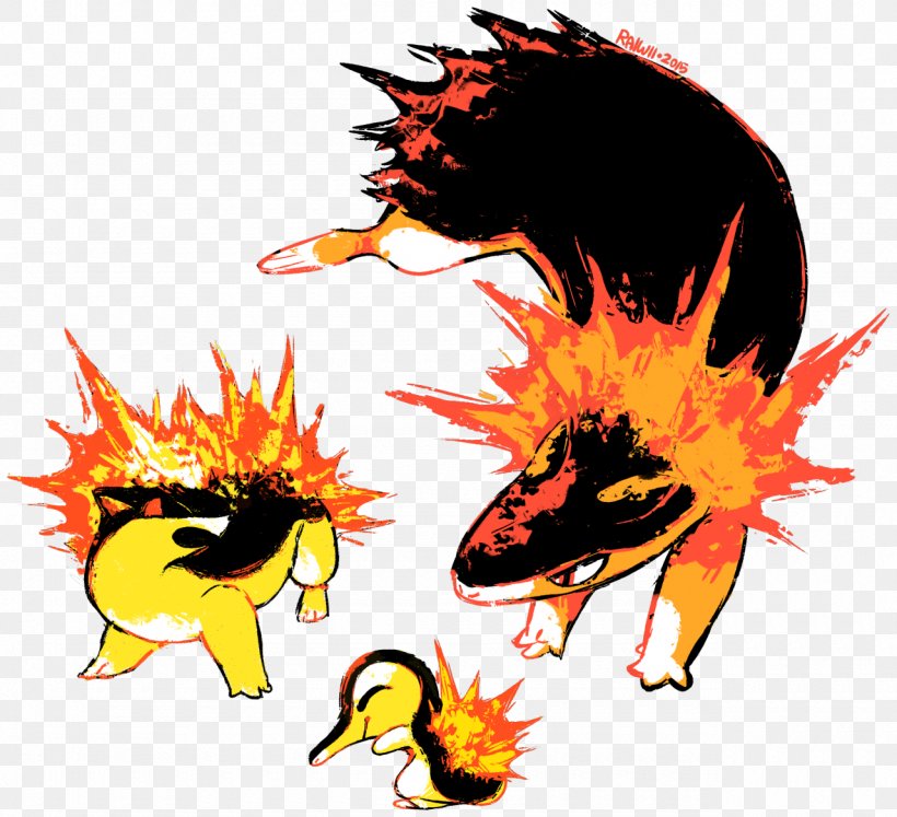 Pikachu Pokémon Crystal Quilava Cyndaquil Png 1280x1167px