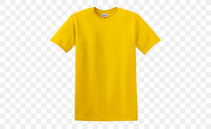 Printed T-shirt Gildan Activewear Sleeve Clothing, PNG, 500x500px, Tshirt, Active Shirt, Clothing, Collar, Crew Neck Download Free