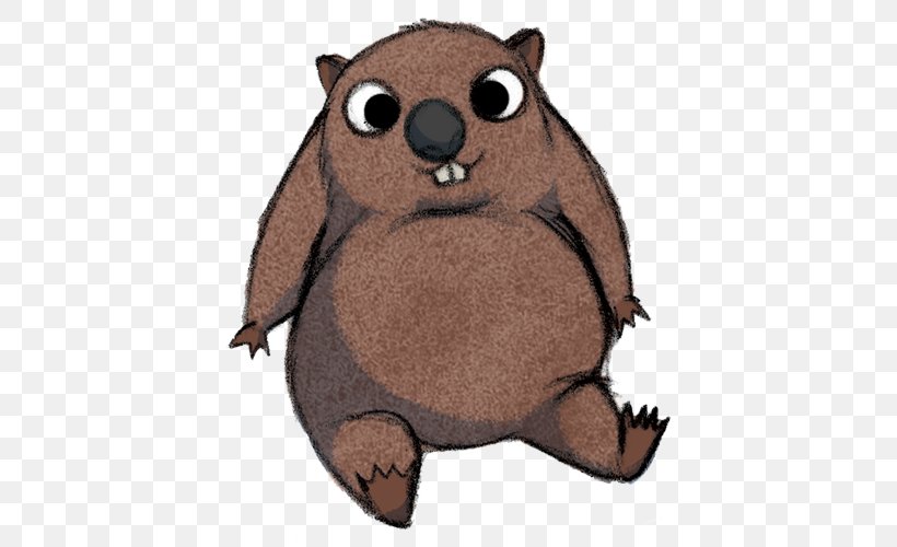 Wombat Dingo Cartoon Clip Art, PNG, 500x500px, Wombat, Animal, Bear, Beaver, Carnivoran Download Free