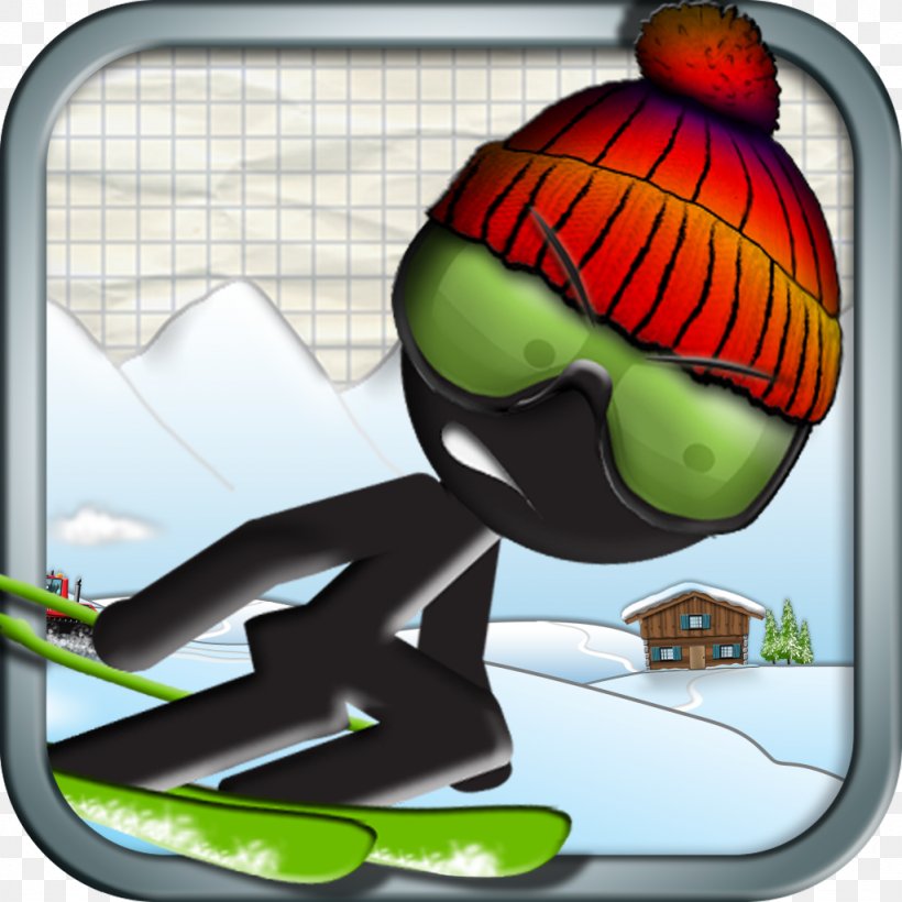 Stickman Ski Racer Android Hit Tennis 3 Stickman Racer Road Draw Skiing, PNG, 1024x1024px, Android, Alpine Skiing, Djinnworks, Downhill, Fictional Character Download Free