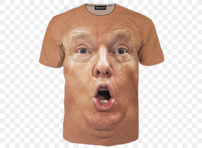 United States Donald Trump T-shirt Republican Party Swimsuit, PNG, 600x600px, United States, All Over Print, Barack Obama, Chin, Clothing Download Free