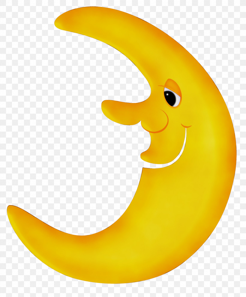 Yellow Banana Symbol, PNG, 2312x2800px, Watercolor, Banana, Paint, Symbol, Wet Ink Download Free