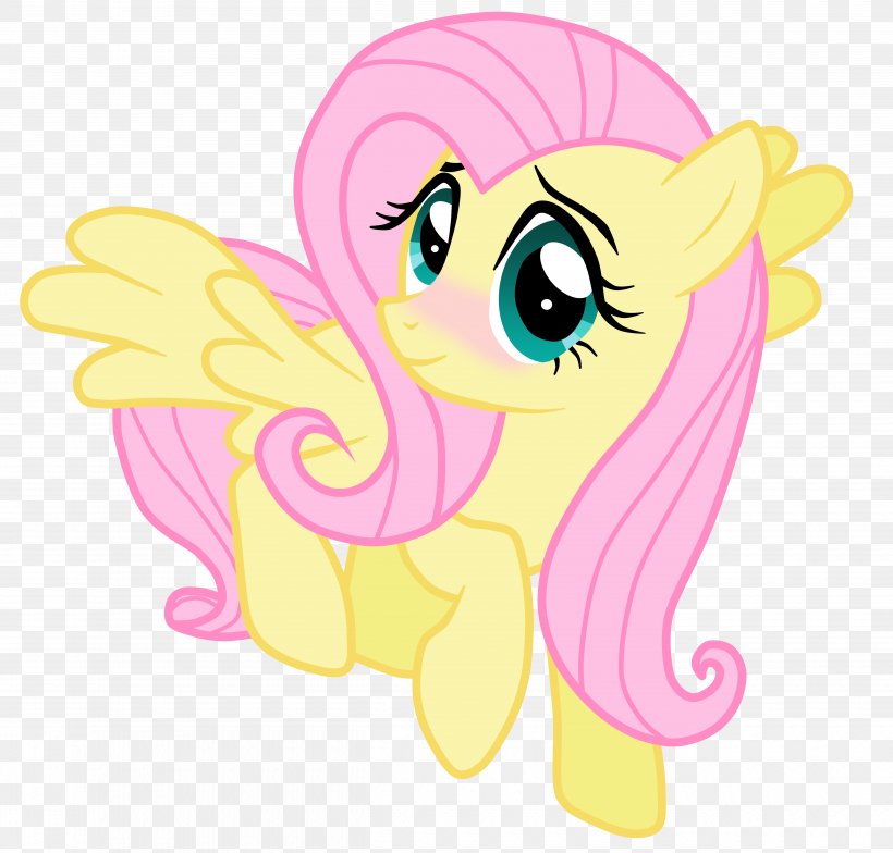 Fluttershy Pinkie Pie Applejack Rainbow Dash Pony, PNG, 5000x4783px, Watercolor, Cartoon, Flower, Frame, Heart Download Free