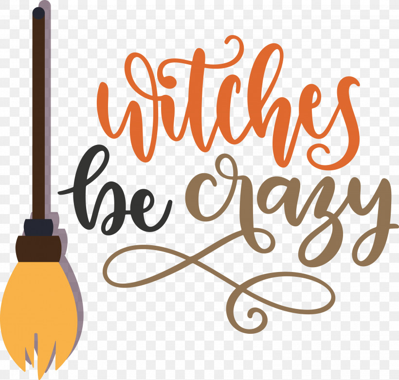 Happy Halloween Witches Be Crazy, PNG, 2985x2844px, Happy Halloween, Calligraphy, Flower, Geometry, Line Download Free
