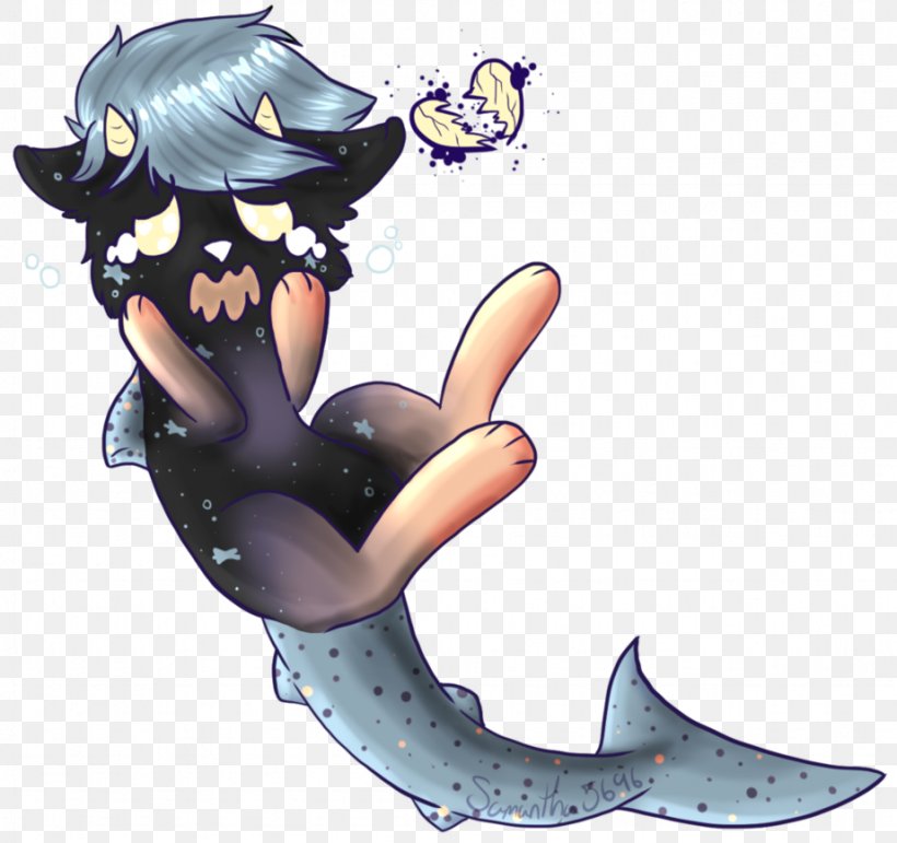 Shark Marine Mammal Marine Biology Mermaid, PNG, 922x867px, Watercolor, Cartoon, Flower, Frame, Heart Download Free