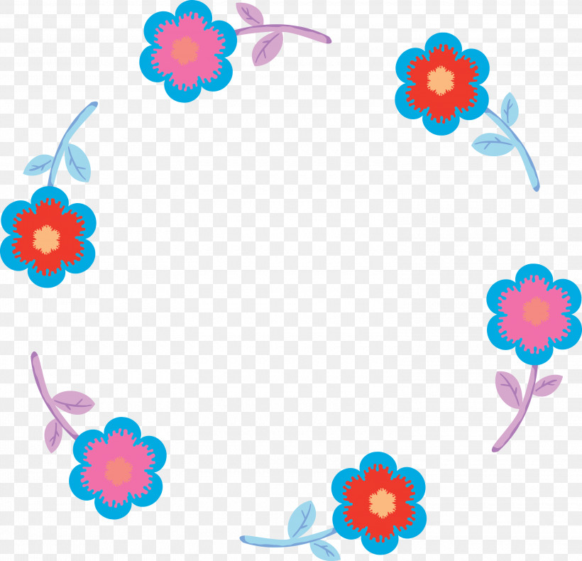 Floral Frame Flower Frame Spring Frame, PNG, 3000x2892px, Floral Frame, Analytic Trigonometry And Conic Sections, Circle, Floral Design, Flower Frame Download Free