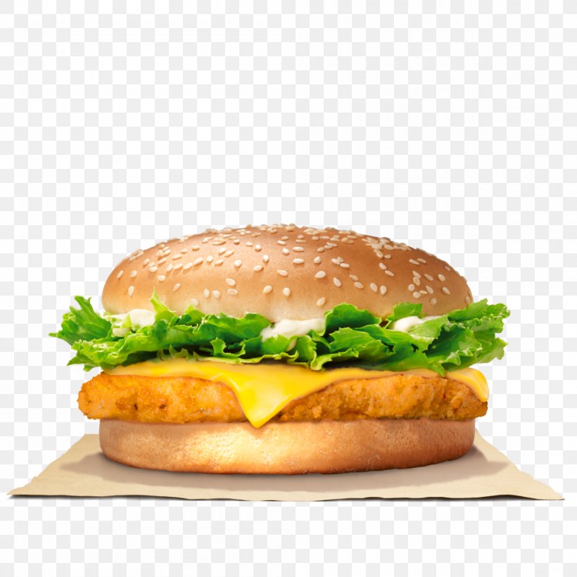 Hamburger Burger King Specialty Sandwiches Cheeseburger Chicken Fingers, PNG, 1000x1000px, Hamburger, American Food, Big Mac, Breakfast Sandwich, Buffalo Burger Download Free