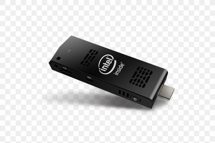 Intel Compute Stick Intel Atom Stick PC Computer, PNG, 1056x704px, Intel, Adapter, Central Processing Unit, Computer, Electronic Device Download Free