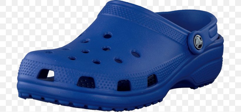 Slipper Crocs Shoe Blue Sandal, PNG, 705x381px, Slipper, Ballet Flat, Blue, Clog, Crocs Download Free