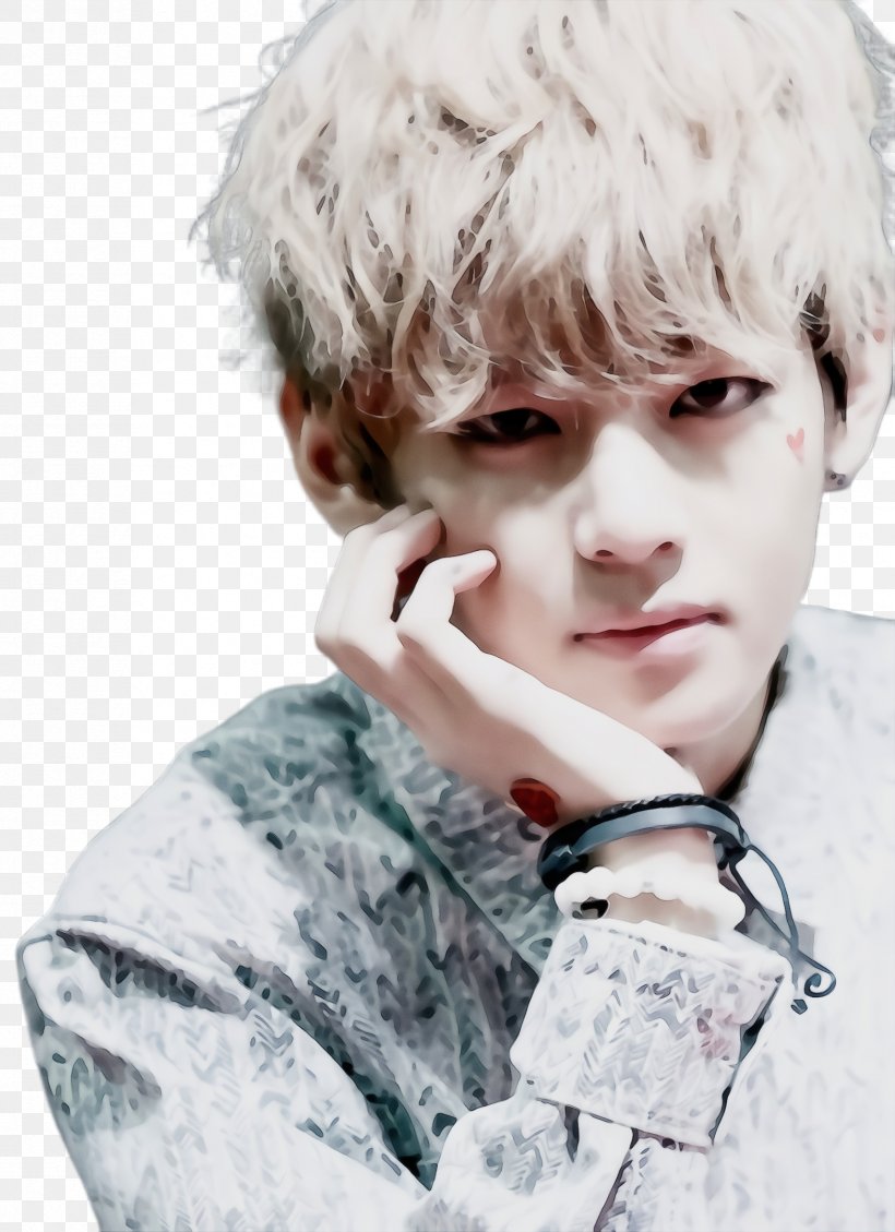 BTS V, PNG, 1704x2348px, 21st Century Girls, Watercolor, Blood Sweat Tears, Bts, Cool Download Free
