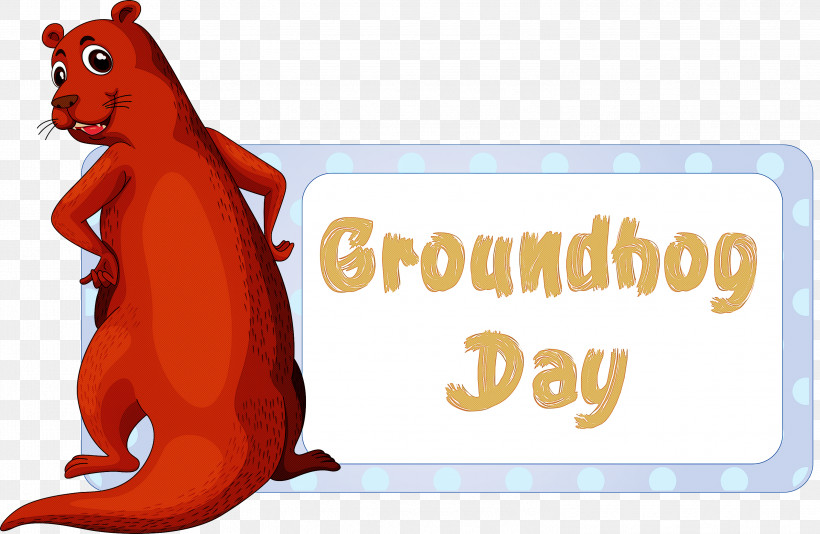 Groundhog Groundhog Day Happy Groundhog Day, PNG, 2999x1956px, Groundhog, Cartoon, Groundhog Day, Happy Groundhog Day, Hello Spring Download Free