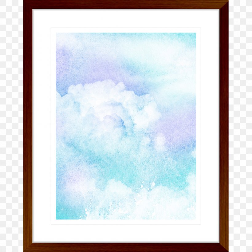 Picture Frames Modern Art Rectangle Modern Architecture, PNG, 1000x1000px, Picture Frames, Art, Atmosphere, Blue, Cloud Download Free