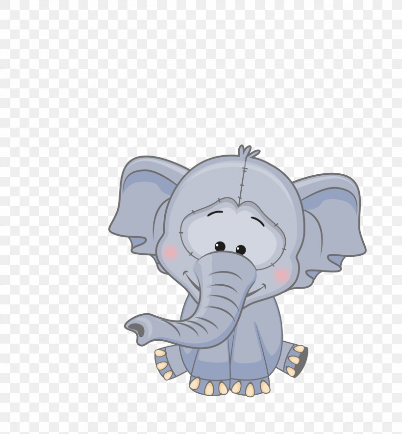 Cartoon Graphic Design Illustration, PNG, 2529x2729px, Cartoon, Art, Drawing, Elephant, Elephants And Mammoths Download Free