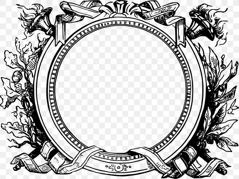 Picture Frames Borders And Frames Ornament Clip Art, PNG, 2400x1796px, Picture Frames, Black And White, Borders And Frames, Brand, Decorative Arts Download Free