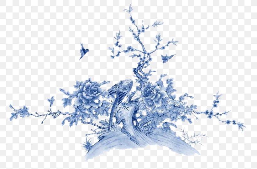 Clip Art Blue Image Color, PNG, 765x542px, Blue, Branch, Chinoiserie, Color, Conifer Download Free