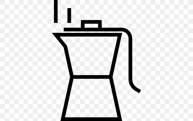 Coffee Kettle Caffè Mocha Food Clip Art, PNG, 512x512px, Coffee, Area, Black, Black And White, Coffeemaker Download Free