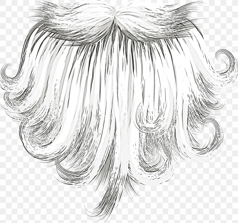 Feather, PNG, 1787x1680px, Hair, Blackandwhite, Drawing, Feather, Fur Download Free