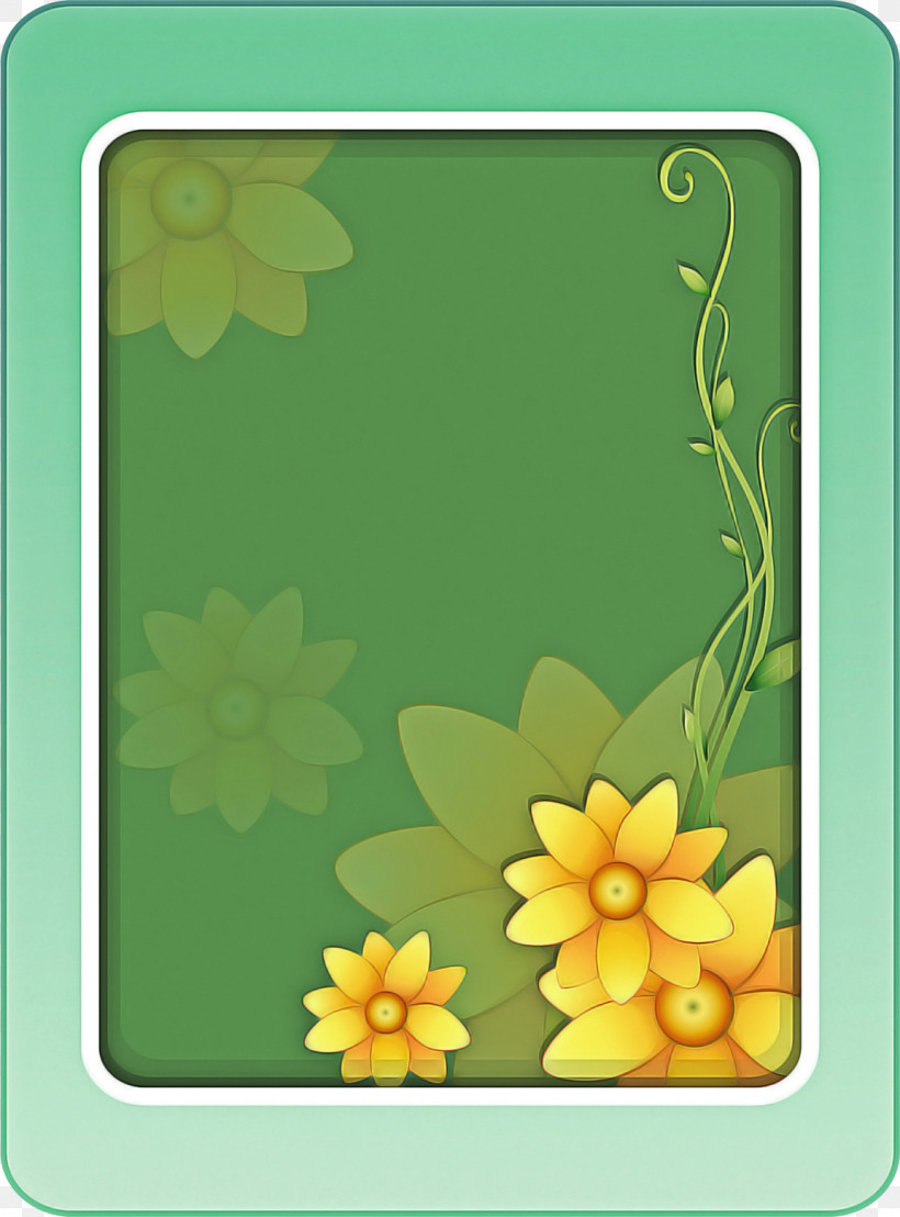 Flower Rectangle Frame Floral Rectangle Frame, PNG, 1154x1560px, Flower Rectangle Frame, Floral Rectangle Frame, Flower, Green, Plant Download Free