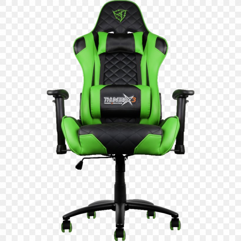 Gaming Chair Green Wing Chair Video Game, PNG, 1200x1200px, Chair, Black, Blue, Car Seat Cover, Comfort Download Free