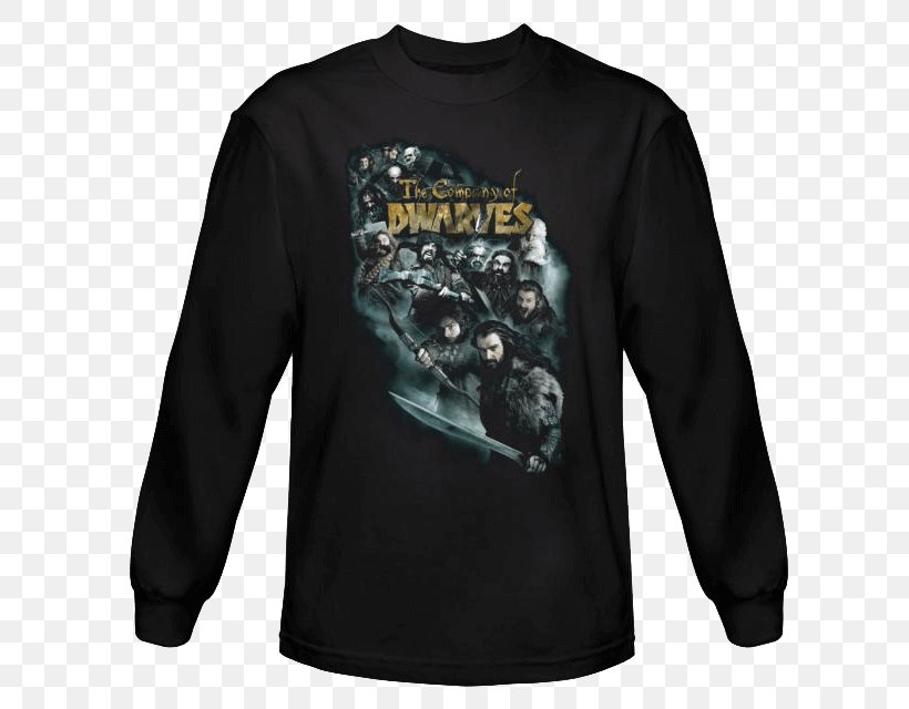 The Hobbit T-shirt Thorin Oakenshield Hoodie The Lord Of The Rings, PNG, 640x640px, Hobbit, Active Shirt, Brand, Business, Clothing Download Free