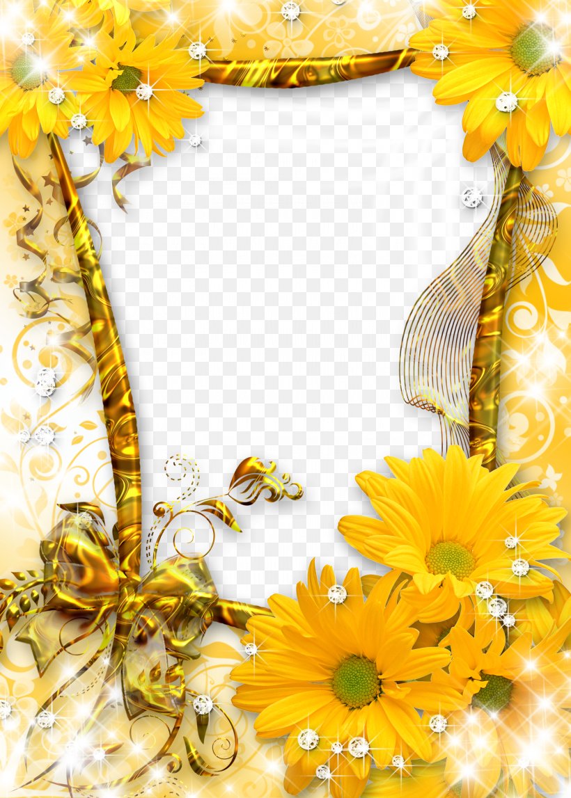 Picture Frame Flower, PNG, 2785x3898px, Picture Frame, Common Sunflower, Cut Flowers, Daisy Family, Decor Download Free