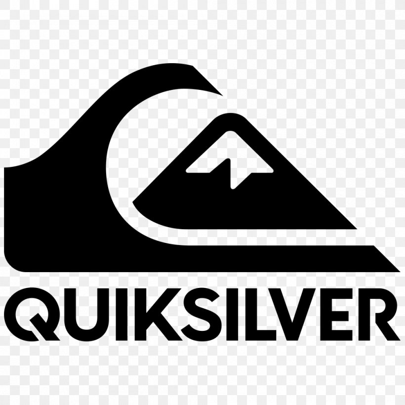 Quiksilver Logo Clothing Brand Retail, PNG, 1000x1000px, Quiksilver, Area, Black And White, Brand, Business Download Free