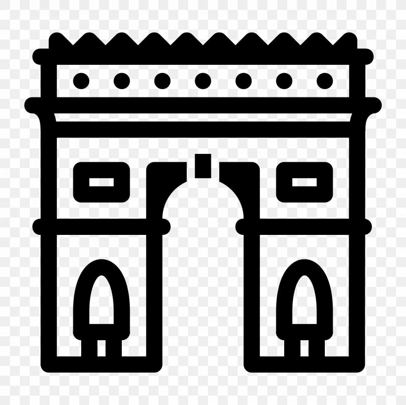 Arc De Triomphe Triumphal Arch Clip Art, PNG, 1600x1600px, Arc De Triomphe, Arch, Area, Black And White, Brand Download Free