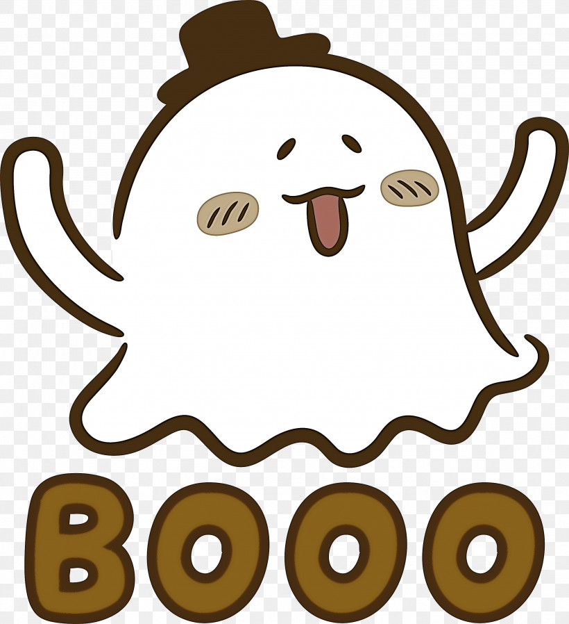 Booo Happy Halloween, PNG, 2737x3000px, Booo, Behavior, Black, Cartoon, Happiness Download Free
