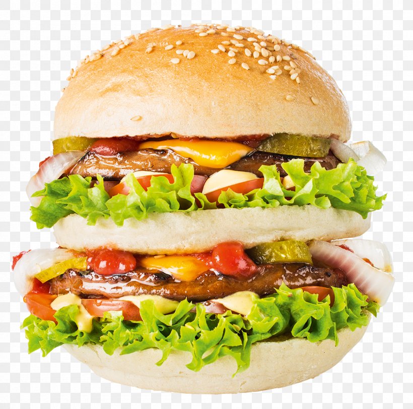 Cheeseburger Hamburger Whopper Fast Food Buffalo Burger, PNG, 1000x991px, Cheeseburger, American Food, Big Mac, Blt, Breakfast Sandwich Download Free