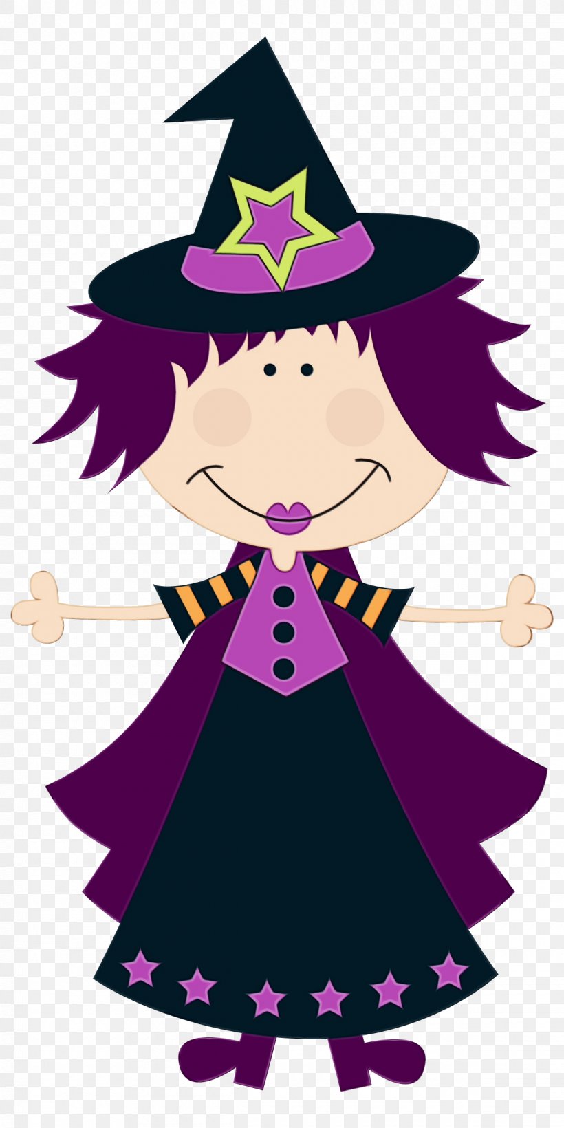 Halloween Witch Hat, PNG, 1200x2400px, Watercolor, Broom, Cartoon, Costume Accessory, Costume Hat Download Free