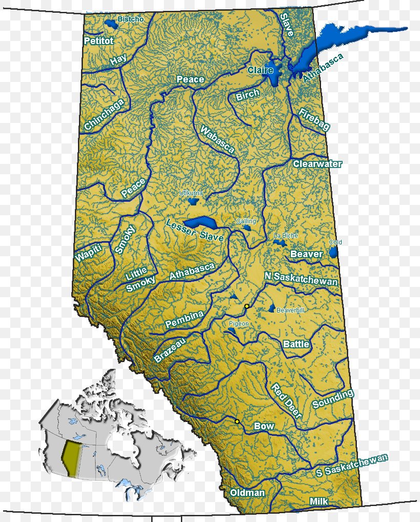 Lesser Slave Lake Athabasca River Pembina River Clearwater River Bistcho Lake, PNG, 808x1019px, Lesser Slave Lake, Alberta, Area, Athabasca River, Bistcho Lake Download Free