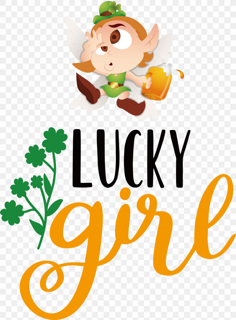 Lucky Girl Patricks Day Saint Patrick, PNG, 2220x3000px, Lucky Girl, Cartoon M, Clothing, Patricks Day, Saint Patrick Download Free