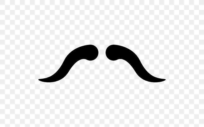 Mustache, PNG, 512x512px, Moustache, Beard, Black, Black And White, Black Hair Download Free