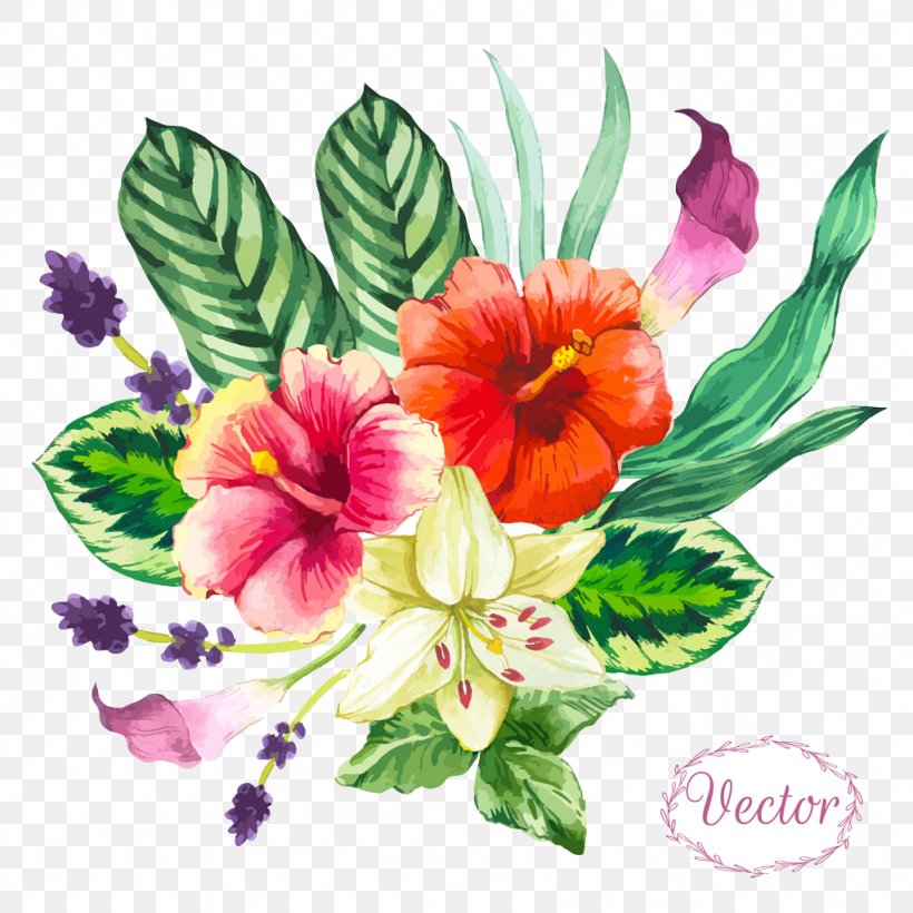 Watercolor Flowers And Foliage, PNG, 1024x1024px, Shoeblackplant, Alstroemeriaceae, Annual Plant, Arum Lily, Beach Rose Download Free