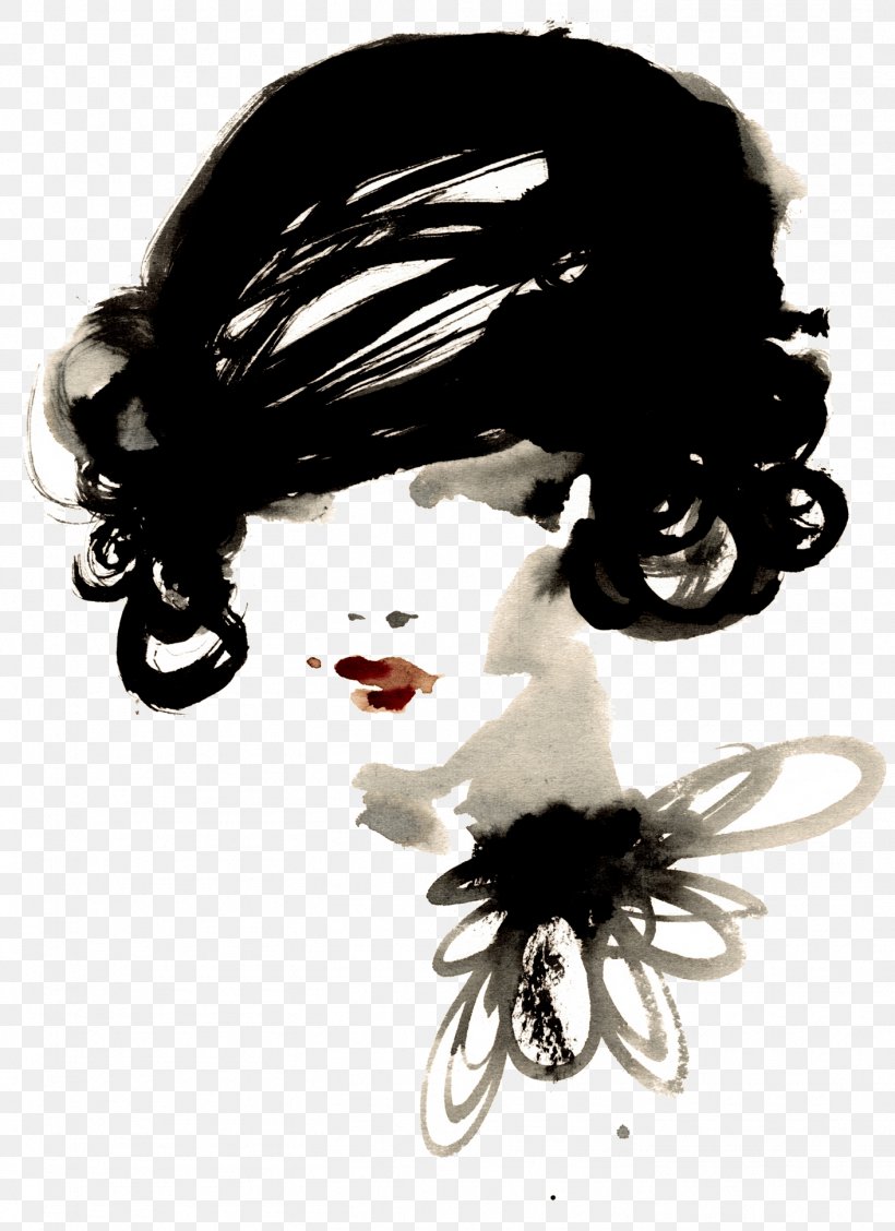 Chanel Fashion Illustration Watercolor Painting Png 1412x1943px