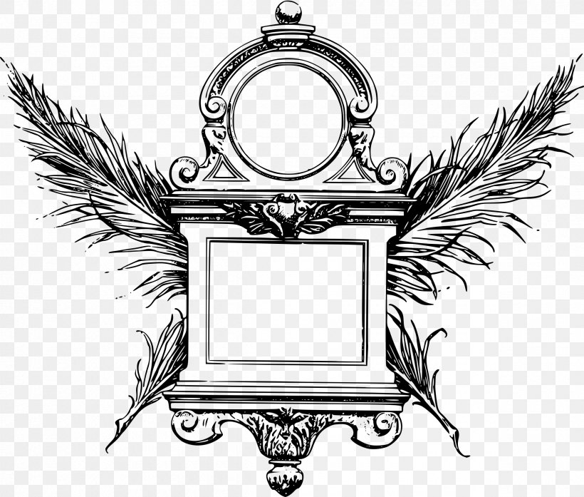 Picture Frames Clip Art, PNG, 2400x2040px, Picture Frames, Artwork, Black And White, Brand, Drawing Download Free