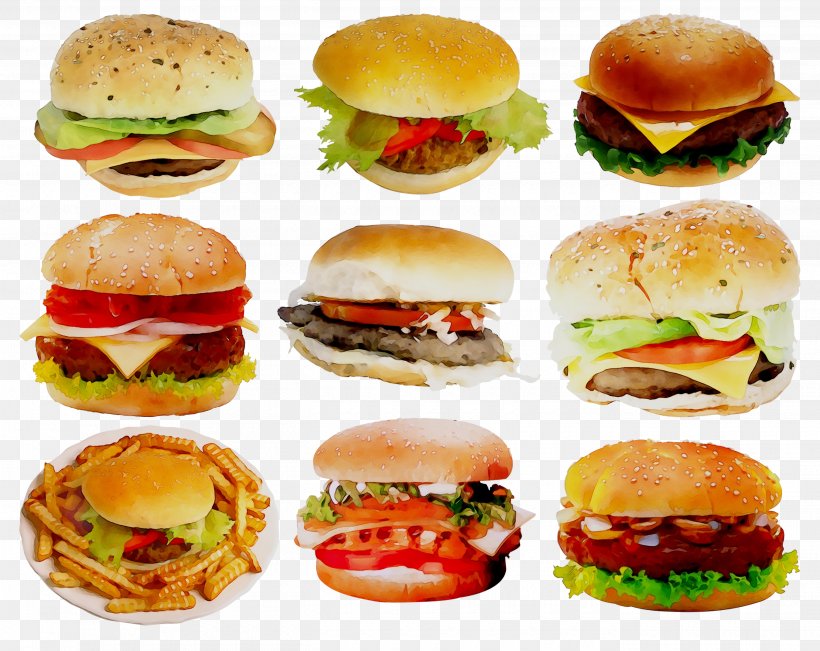 Slider Cheeseburger Hamburger Junk Food, PNG, 2700x2145px, Slider, American Food, Appetizer, Bacon Sandwich, Baconator Download Free