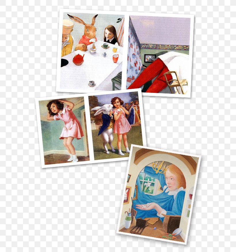 Alice's Adventures In Wonderland Collage Demoni E Maestri Paper Picture Frames, PNG, 620x877px, Collage, Art, Credit Default Swap, Paper, Photograph Album Download Free