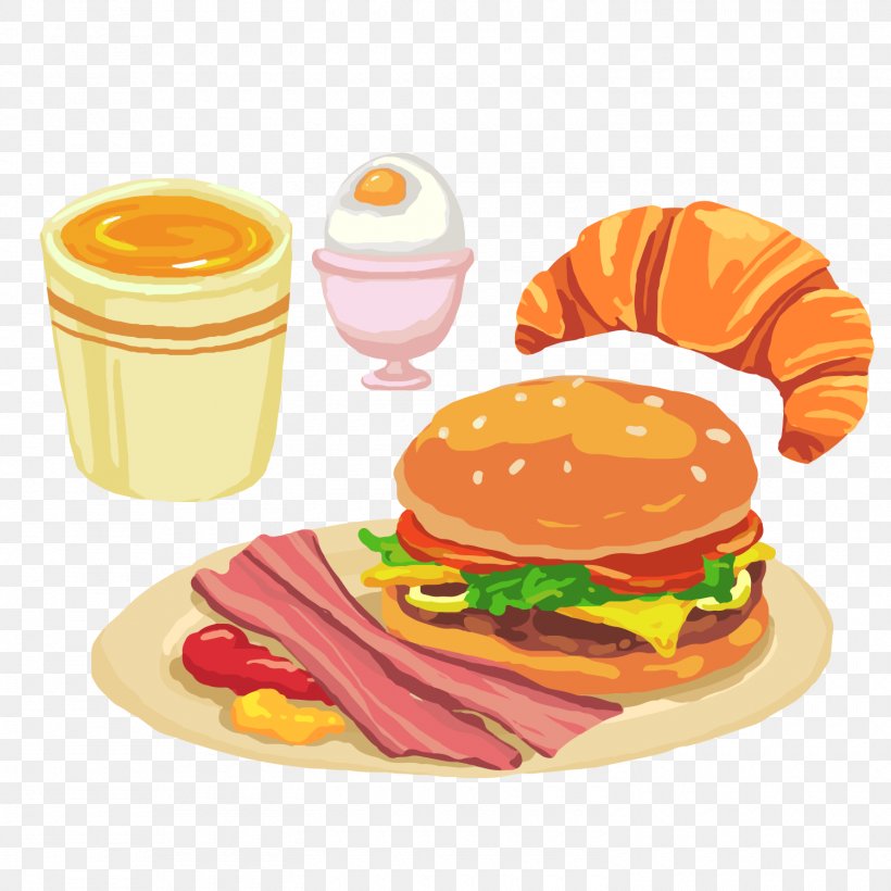 Breakfast Hamburger, PNG, 1500x1500px, Breakfast, American Food, Breakfast Sandwich, Cheeseburger, Cuisine Download Free
