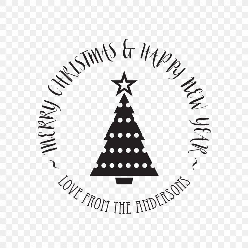 Christmas Tree Paper Rubber Stamp Postage Stamps, PNG, 1200x1200px, Christmas Tree, Area, Black, Black And White, Brand Download Free