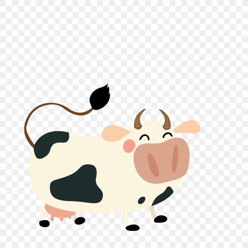 Dairy Cattle Drawing, PNG, 1667x1667px, Cattle, Animation, Cartoon, Cattle Like Mammal, Dairy Cattle Download Free