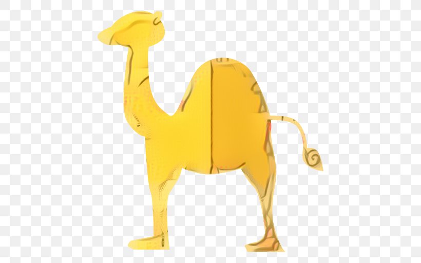 Dromedary Yellow Fauna Carnivores Terrestrial Animal, PNG, 512x512px, Dromedary, Animal, Animal Figure, Arabian Camel, Bactrian Camel Download Free