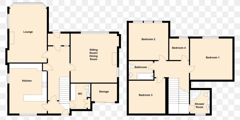 Floor Plan Facade, PNG, 3300x1662px, Floor Plan, Diagram, Elevation, Facade, Floor Download Free