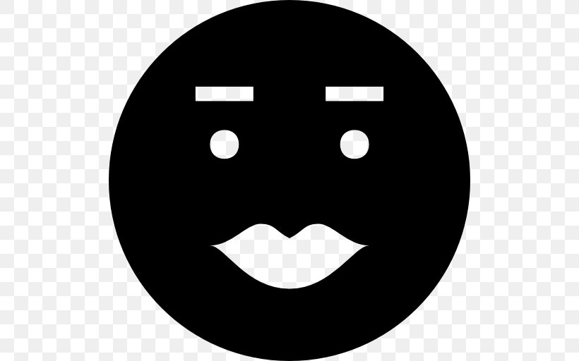 Smiley Mouth Emoticon Face, PNG, 512x512px, Smiley, Black, Black And White, Emoticon, Emotion Download Free