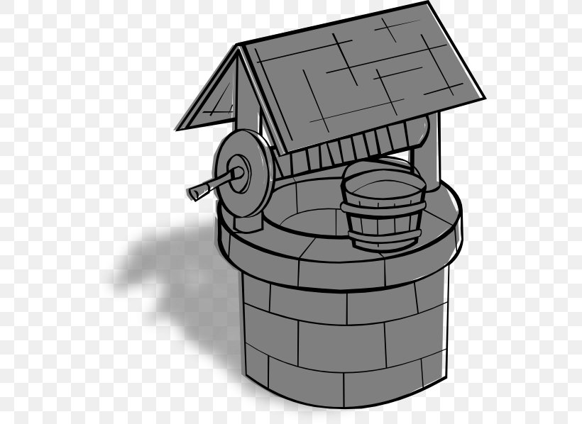 Wishing Well Clip Art, PNG, 552x598px, Wishing Well, Black And White, Drawing, Free Content, Scalable Vector Graphics Download Free