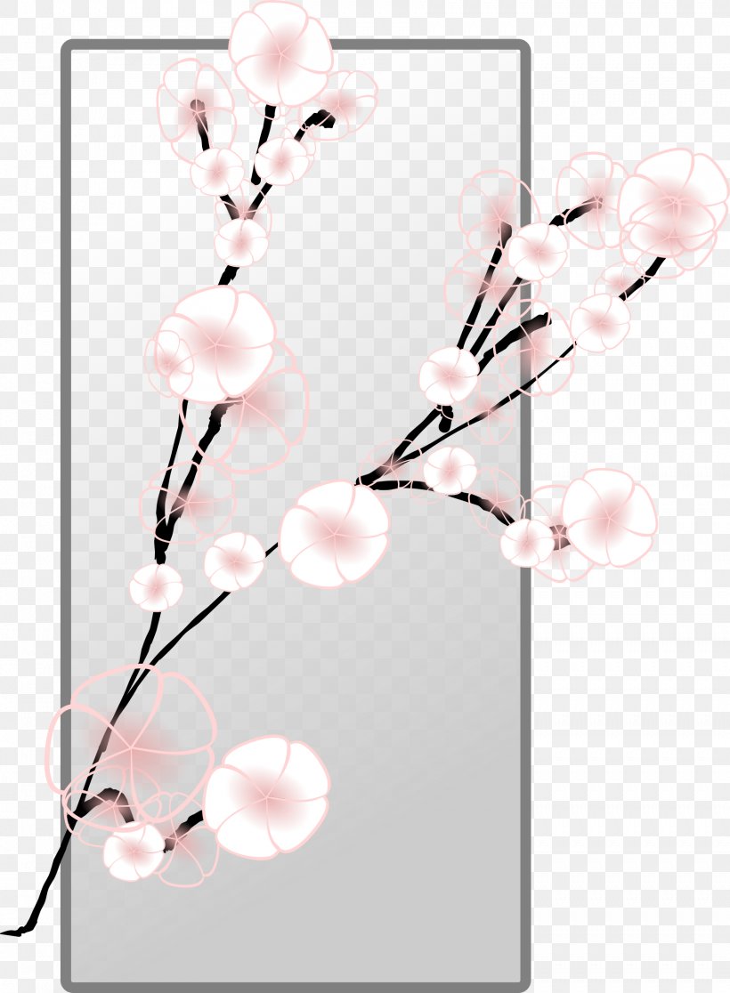 Cherry Blossom Flower Clip Art, PNG, 1763x2400px, Blossom, Art, Branch, Cherry Blossom, Cut Flowers Download Free