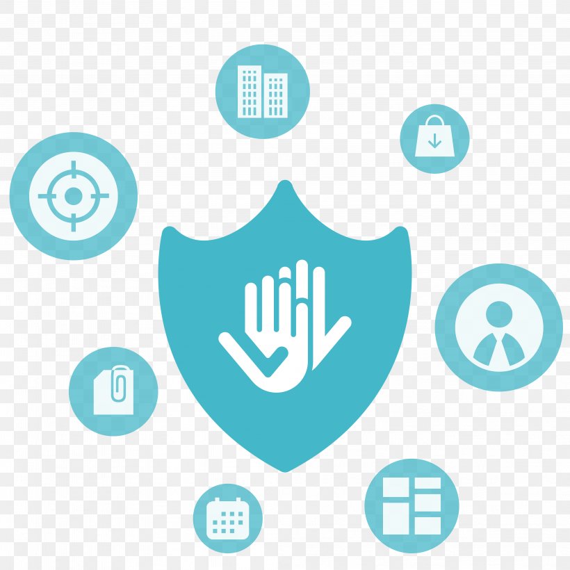 Data Security Shield Information Encryption, PNG, 4167x4167px, Data, Aqua, Brand, Communication, Customer Relationship Management Download Free