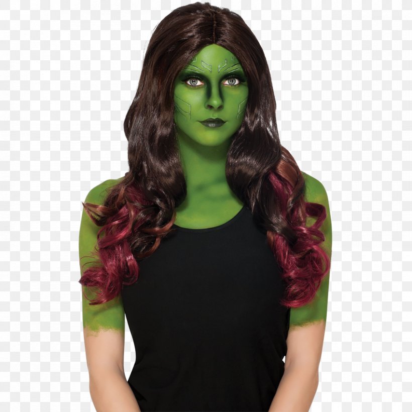 Guardians Of The Galaxy Gamora Star-Lord Rocket Raccoon Halloween Costume, PNG, 850x850px, Guardians Of The Galaxy, Brown Hair, Buycostumescom, Clothing Accessories, Cosplay Download Free